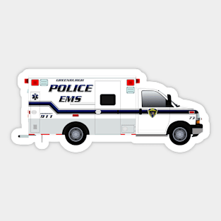 Greenburgh ambulance Sticker